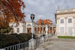 The Royal Lazienki Park is a palace and garden complex in the center of Warsaw.
