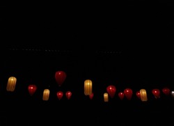 Paper lantern at night, at a Chinese festival at Pantai Indah Kapuk, Jakarta.