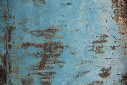 background rusty wall spliced with corrosion