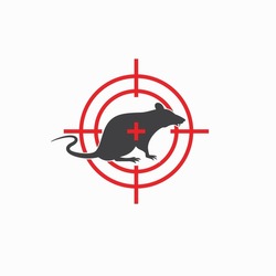 illustration of mouse target,rat target, vector art.