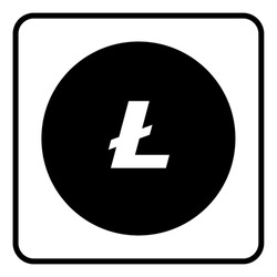 Lite icon sign - Cryptocurrency logo  - Blockchain - Litecoin - LTC