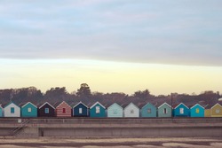 
Southwold colourful Beach Huts, Suffolk, UK