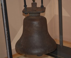 Rust Bell. Old small bell for the railroad