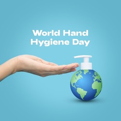 World hand wash concept. Peoples washing hand to fight against Coronavirus. Global Hand washing Day concept- wash your hand frequently to safe yourself from corona virus.