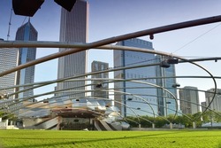 The amphitheater at Chicago City Park, USA