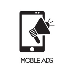 mobile advertise icon , broadcasting icon