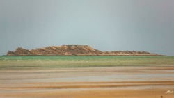 Dragon Island in the Dakhla Peninsula in Morocco