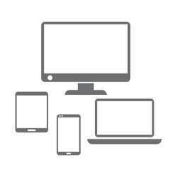 Devices icon design isolated on white background
