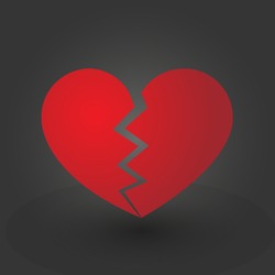 Broken Heart Represents Valentines Day And Affection - Free Stock Photo ...