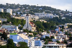 Fort-de-France, capital city of Martinique, French Caribbean