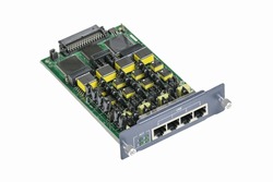 High-speed server network card with a large number of ports.