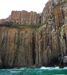 Cliffs around Bruny Island Tasmania are a sight for sore eyes.