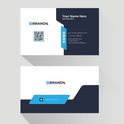 Clean and minimal Modern Business Card template vector format