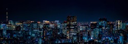 Night view of Tokyo, JAPAN