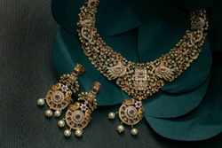 beautiful Indian  jewellery in low light 