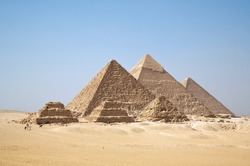 Egypt, the pyramids, Giza region, the oddity of the world