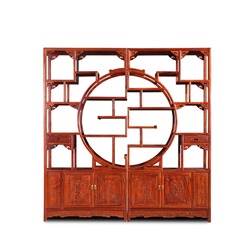 A Chinese style goods shelf