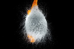moment of balloon explosion. bubble blasting with needle
high speed detail shooting