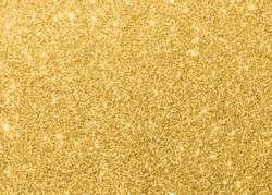 Gold glitter texture sparkling shiny wrapping paper background for Christmas holiday seasonal wallpaper  decoration, greeting and wedding invitation card design element