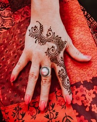 simple party henna design event moroccan birthday dinner