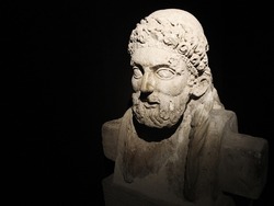 A Roman sculpture in the Istanbul Archaeological Museum.                