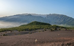 Beautiful landscapes of La Palma Island. Llano del Jable.