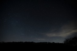 Stars At Night In Dark Sky 