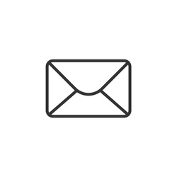 Message Icon. Email or News Illustrations - Vector, Sign and Symbol for Design, Presentation, Website or Apps Elements.
