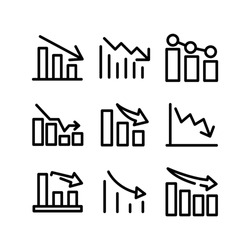 decrease icon or logo isolated sign symbol vector illustration - Collection of high quality black style vector icons
