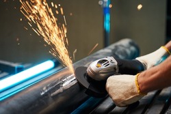 angle grinder for grinding. roughing and polishing metals, stones and ceramics