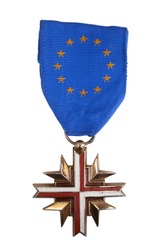 The European Combatant's Cross is a decoration awarded by the European Veterans Confederation