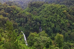 Ciparay Waterfall Tasikmalaya from the Top
