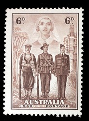 Australian war postage stamp