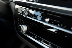 The internal panel in the car that allows you to control the air conditioning, radio, temperature inside the vehicle.