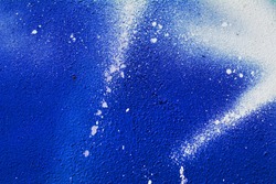 Color texture background, painted blue  paint