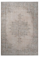 colorful classic patterned machine rug. on a white background.