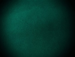 Dark  green velvet fabric texture used as background. Empty green fabric background of soft and smooth textile material. There is space for text.		