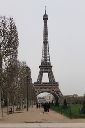 Paris Effiel Tower. metal abstract