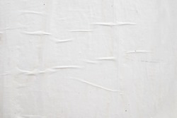white creased poster texture background 