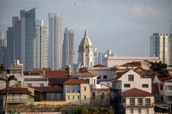 Casco Antiguo, Panama. The city's old quarters in contrast to its new metropolis.
