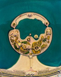 panorama green island in Kuwait city 