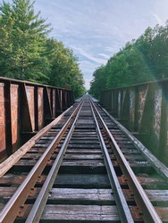 Leading railroad bridge in Michigan