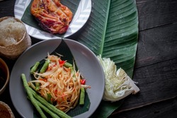 Thai food dish both in Thailand and Asia, 