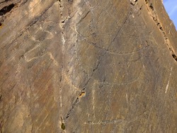 Petroglyphs from Paleolithic period, Canada do Inferno, Coa Valley, Portugal