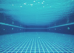 Underwater in swimming pool