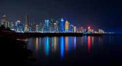 Beautiful view of Doha Skyline - QATAR 