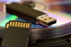 Cds and usb devise with Camera SD card