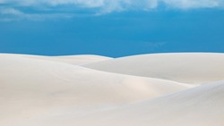 desert dunes and Santo Amaro, maranhão, brazil