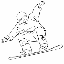 Snowboarder Drawing - Free Stock Photo by 2happy on Stockvault.net