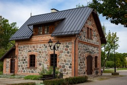 A renewed historica two storey house made of stones